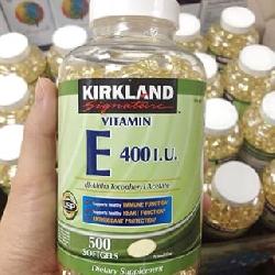 Kirkland vitamin e 400 iu có tốt không? cách uống vitamin e 400